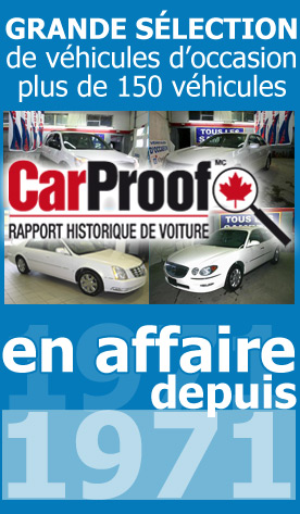 Carproof - Bourassa d'occasion